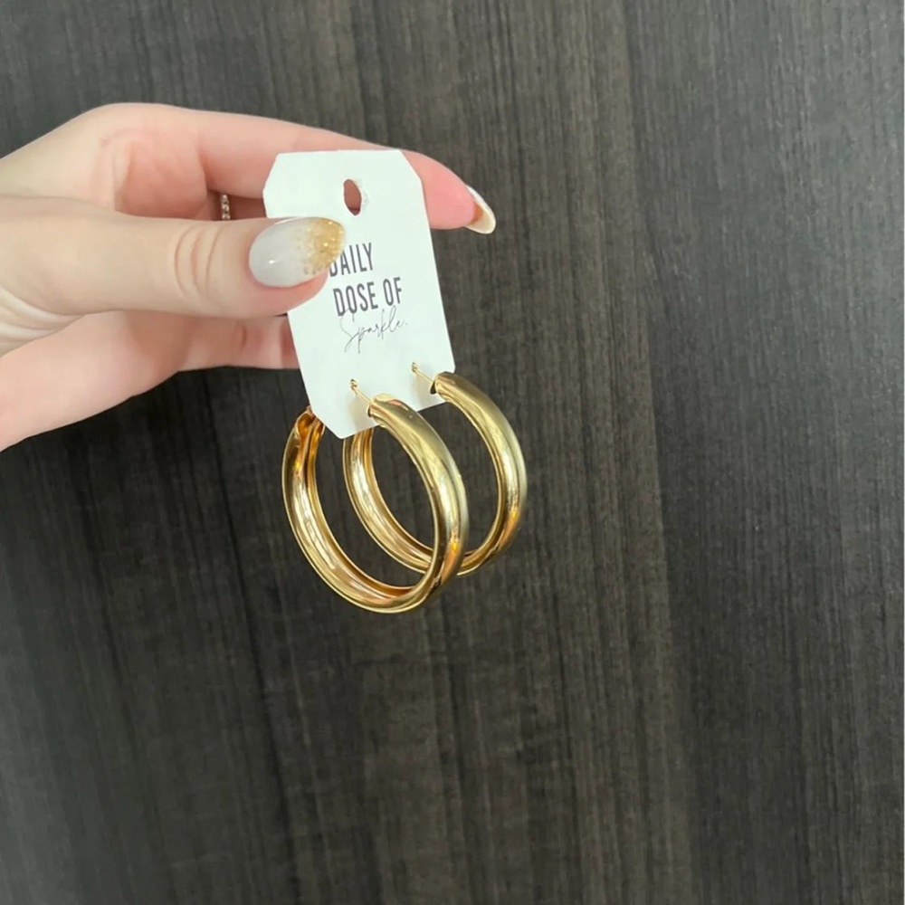 Princess Polly Gold Hoops